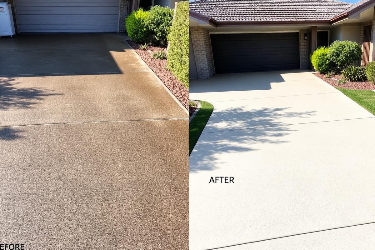 Driveway Pressure Washing
